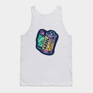 Analog Camera Film Roll Tank Top